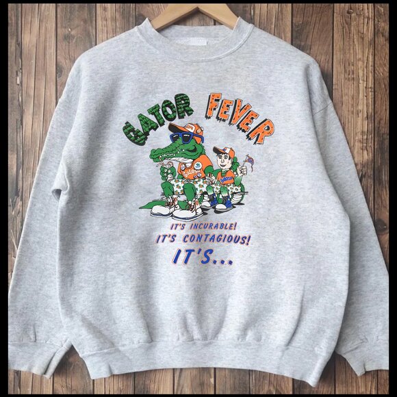 University of Florida Shirt, Florida Gators Sweatshirt Retro - Picture 1 of 2